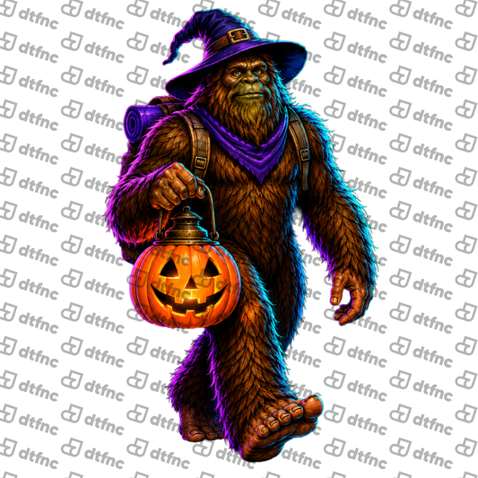 Halloween - Bigfoot Pumpkin Lantern