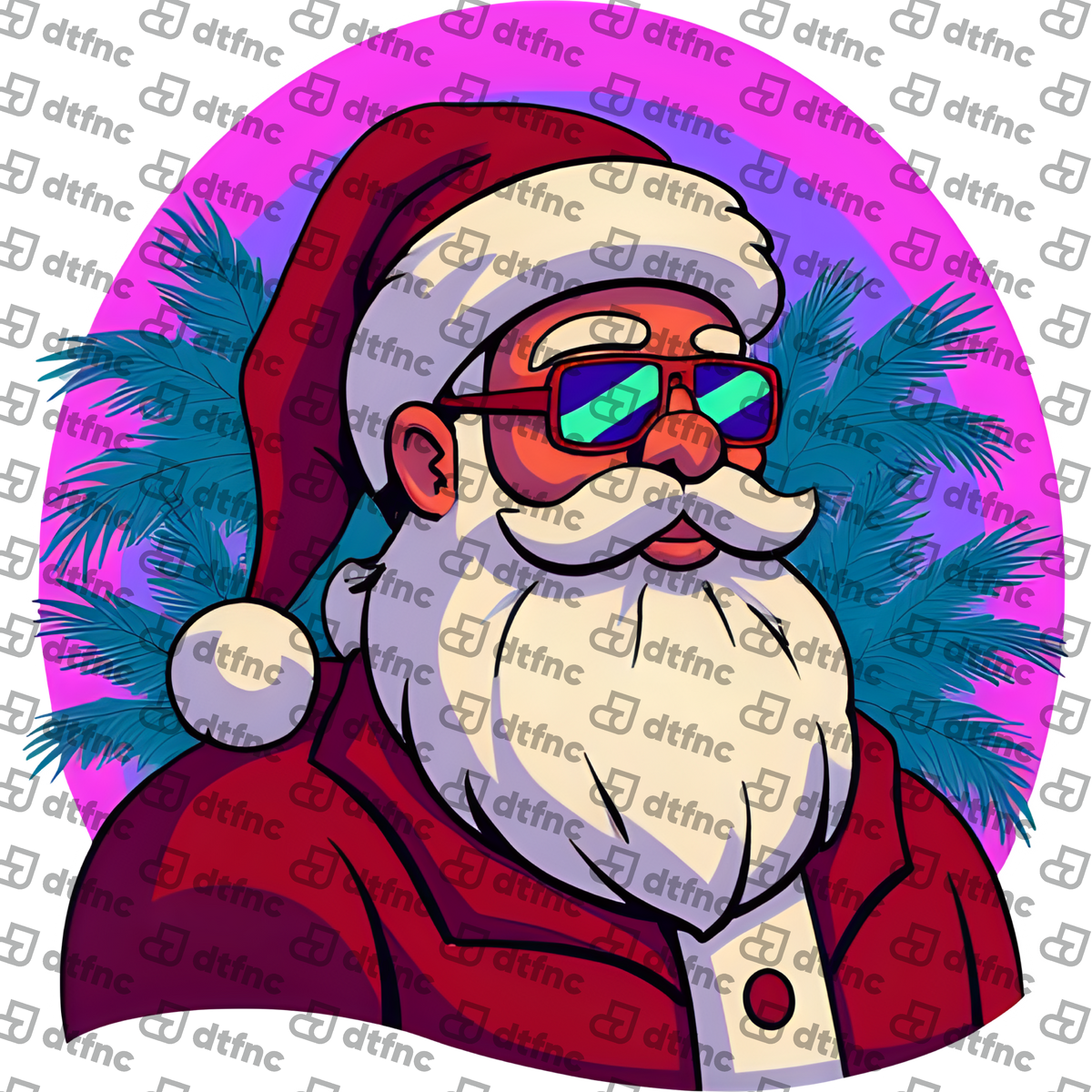 Christmas - Tropical Synthwave Santa
