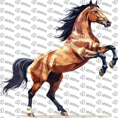 Animals - Majestic Rearing Stallion