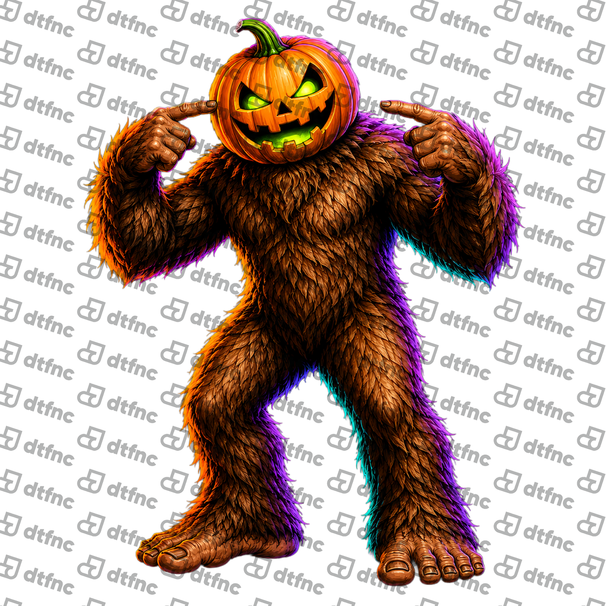 Halloween - Jack-O'-Lantern Bigfoot