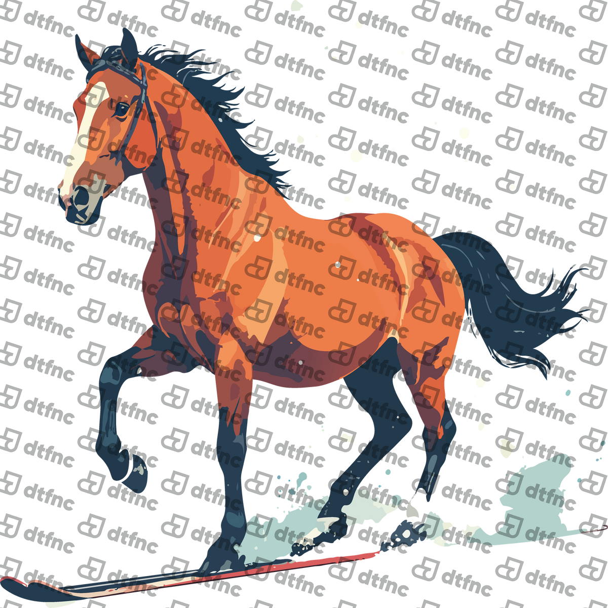 Animals - Snow Glide Stallion