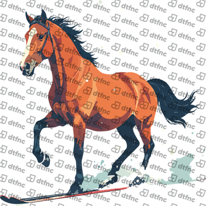 Animals - Snow Glide Stallion