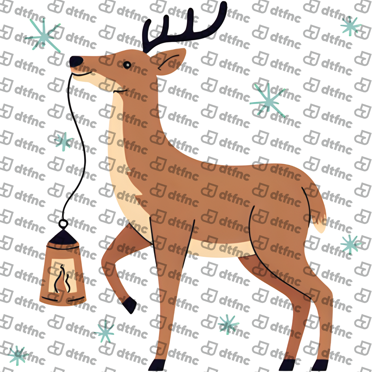 Christmas - Winter Lantern Reindeer