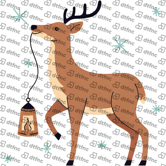 Christmas - Winter Lantern Reindeer