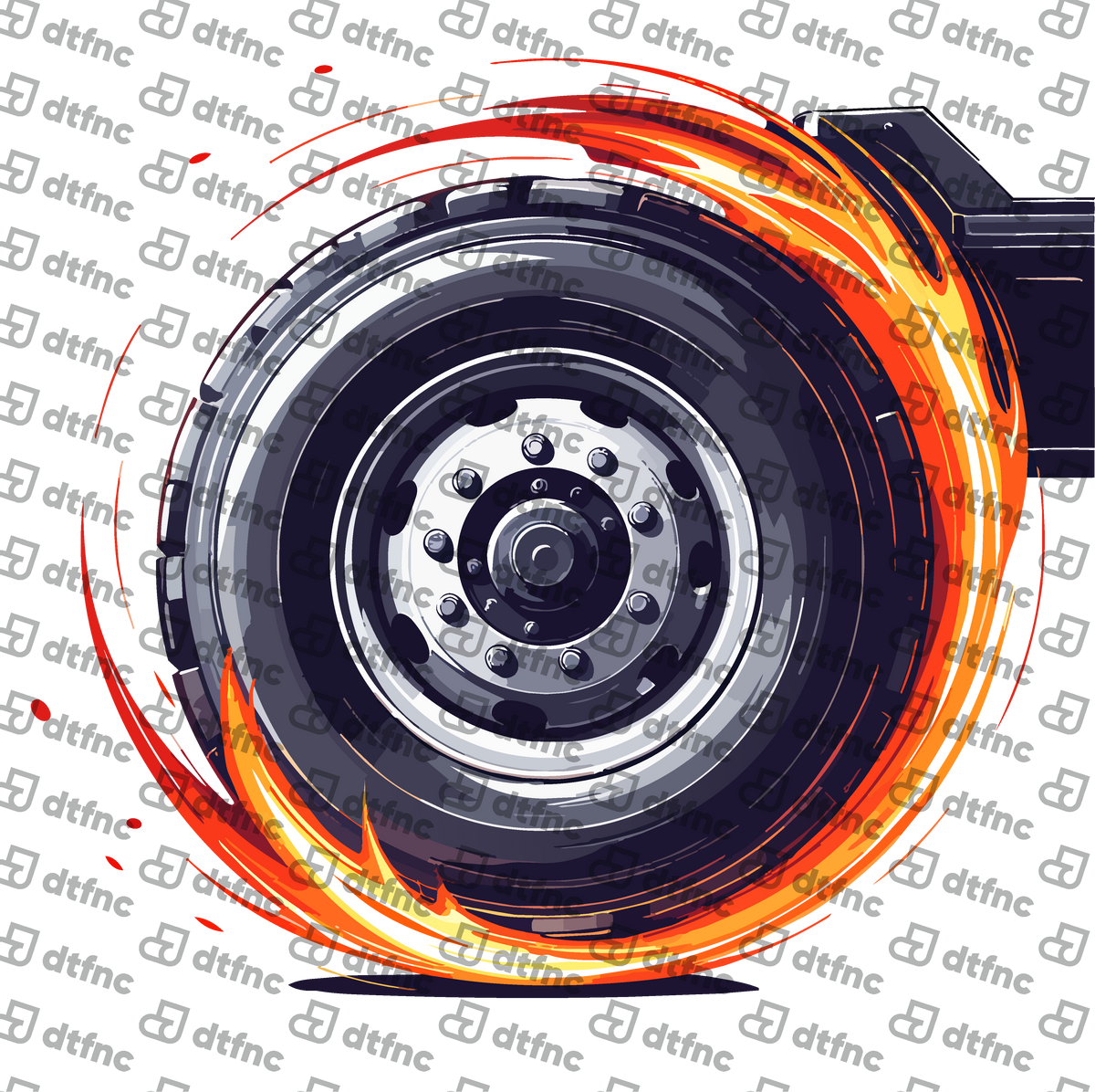 Occupation - Burning Rubber Big Rig Wheel