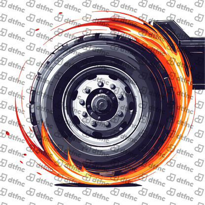 Occupation - Burning Rubber Big Rig Wheel