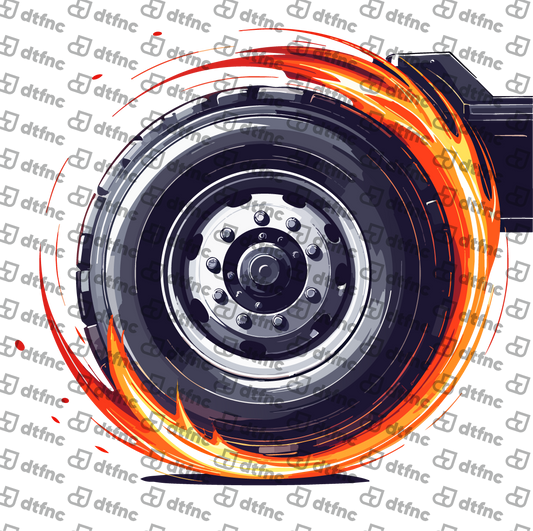 Occupation - Burning Rubber Big Rig Wheel