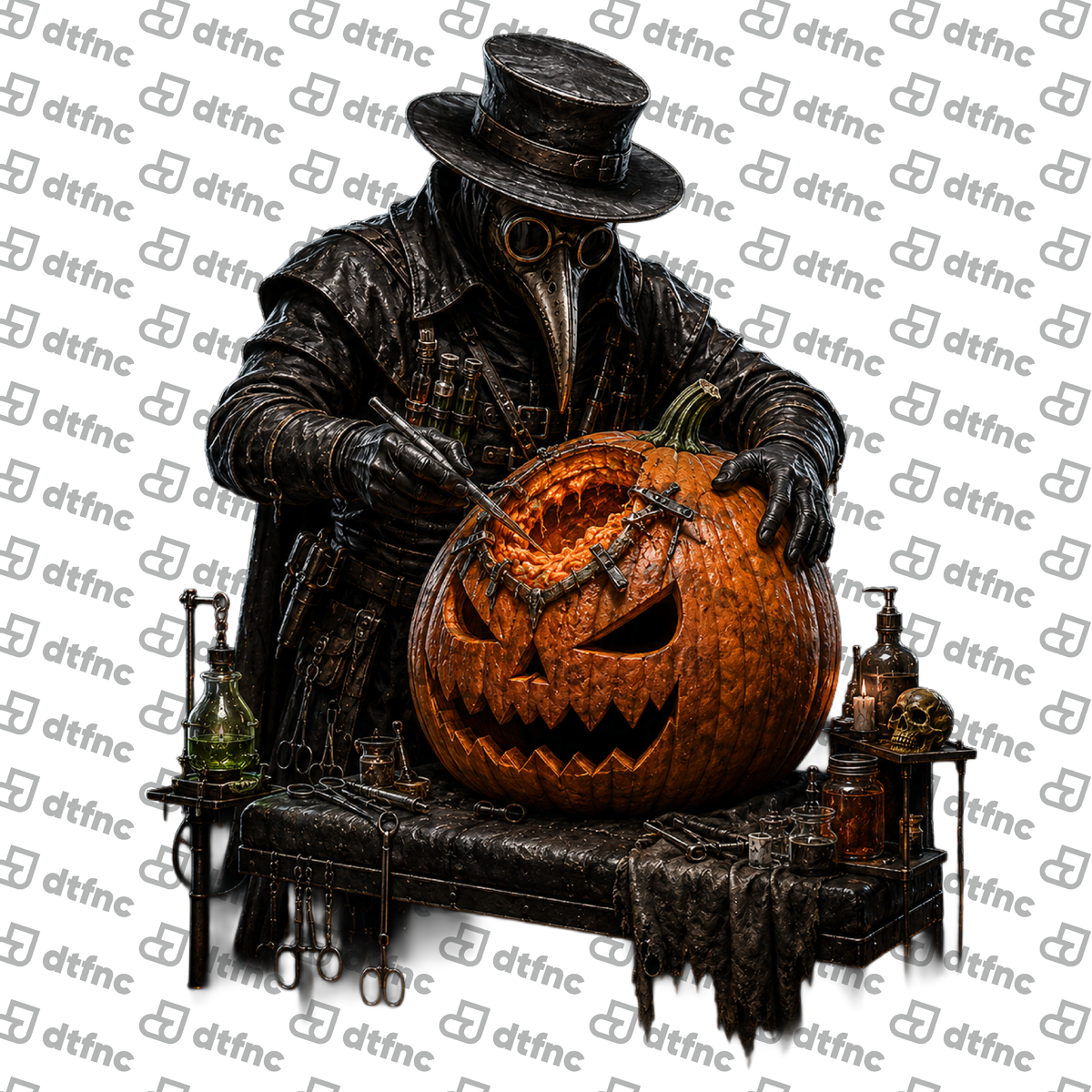 Halloween - Pumpkin Plague Doctor