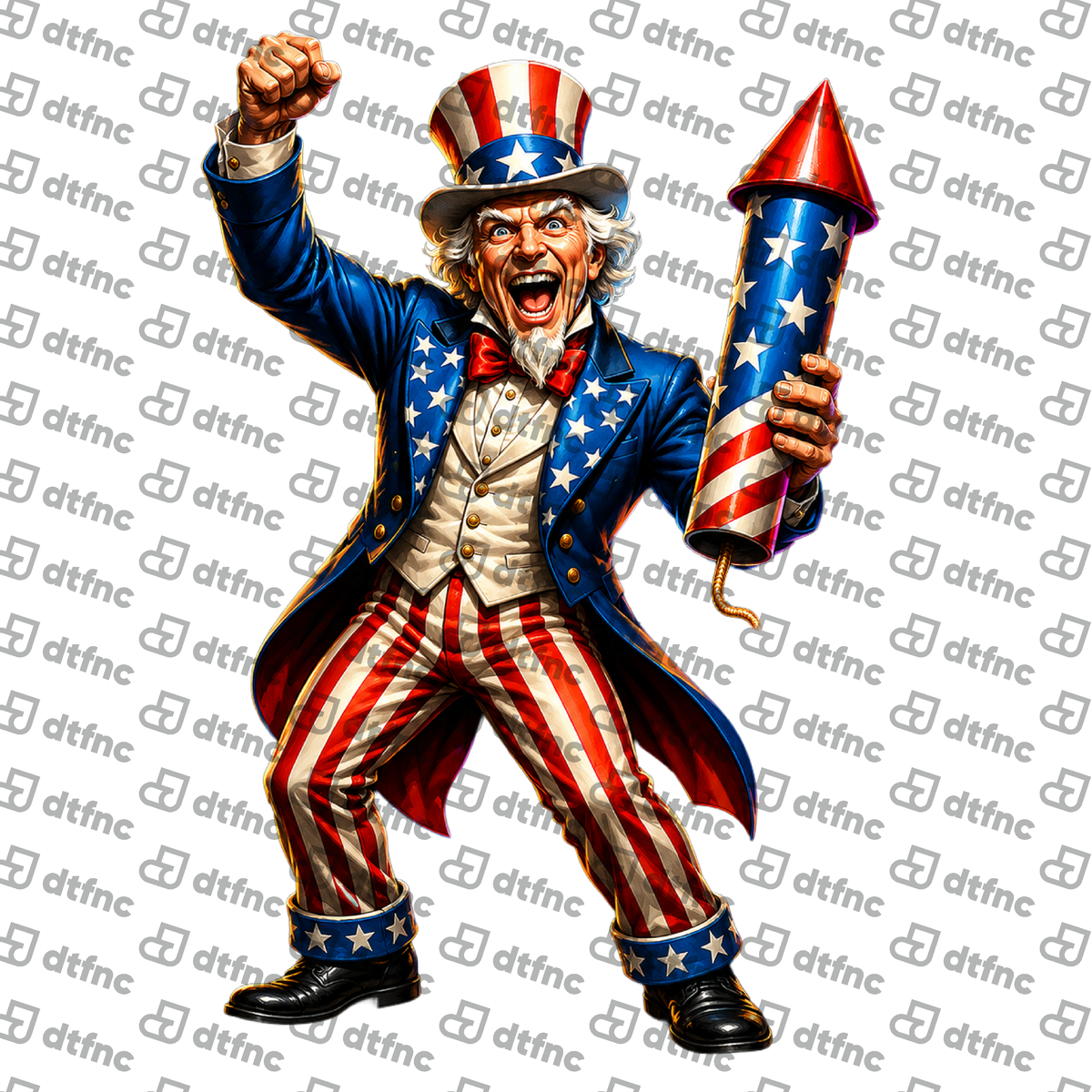 4th of July – Firecracker Uncle Sam