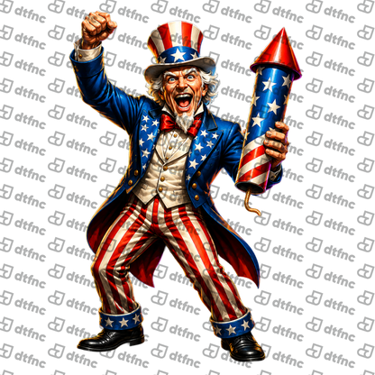 4th of July – Firecracker Uncle Sam