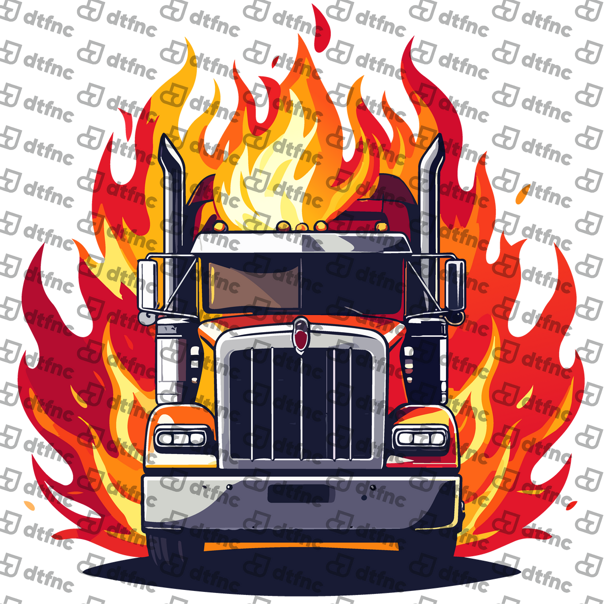 Occupation - King of the Road Flaming Rig