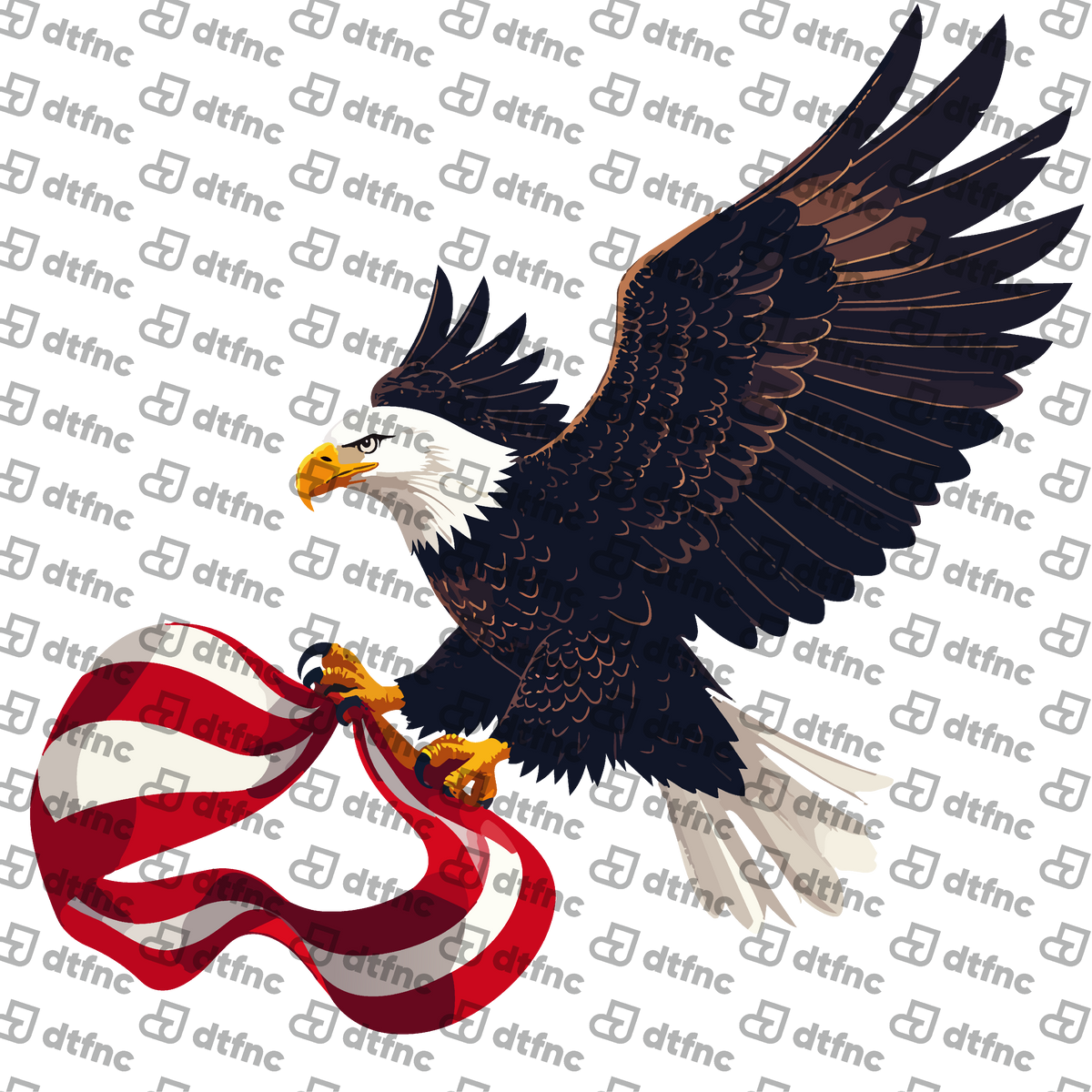 4th of July - Majestic Soaring Eagle