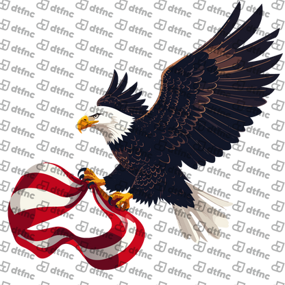 4th of July - Majestic Soaring Eagle
