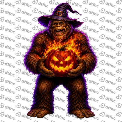 Halloween - Bigfoot Fiery Pumpkin