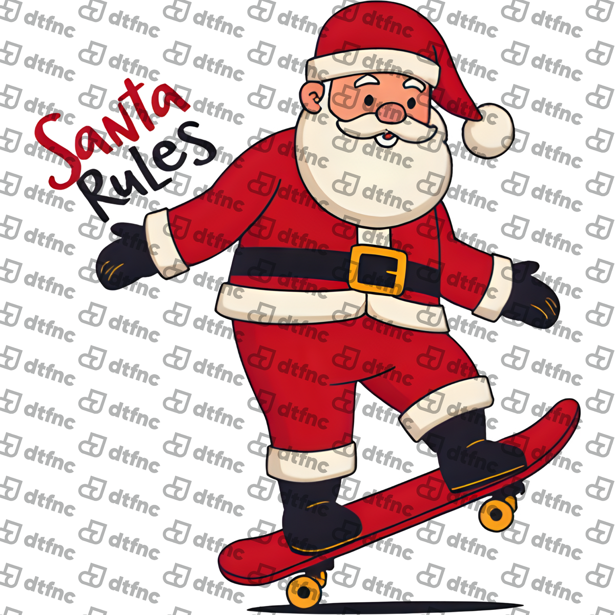 Christmas - Cruising Santa on a Scooter