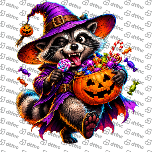 Halloween - Trick-or-Treat Raccoon
