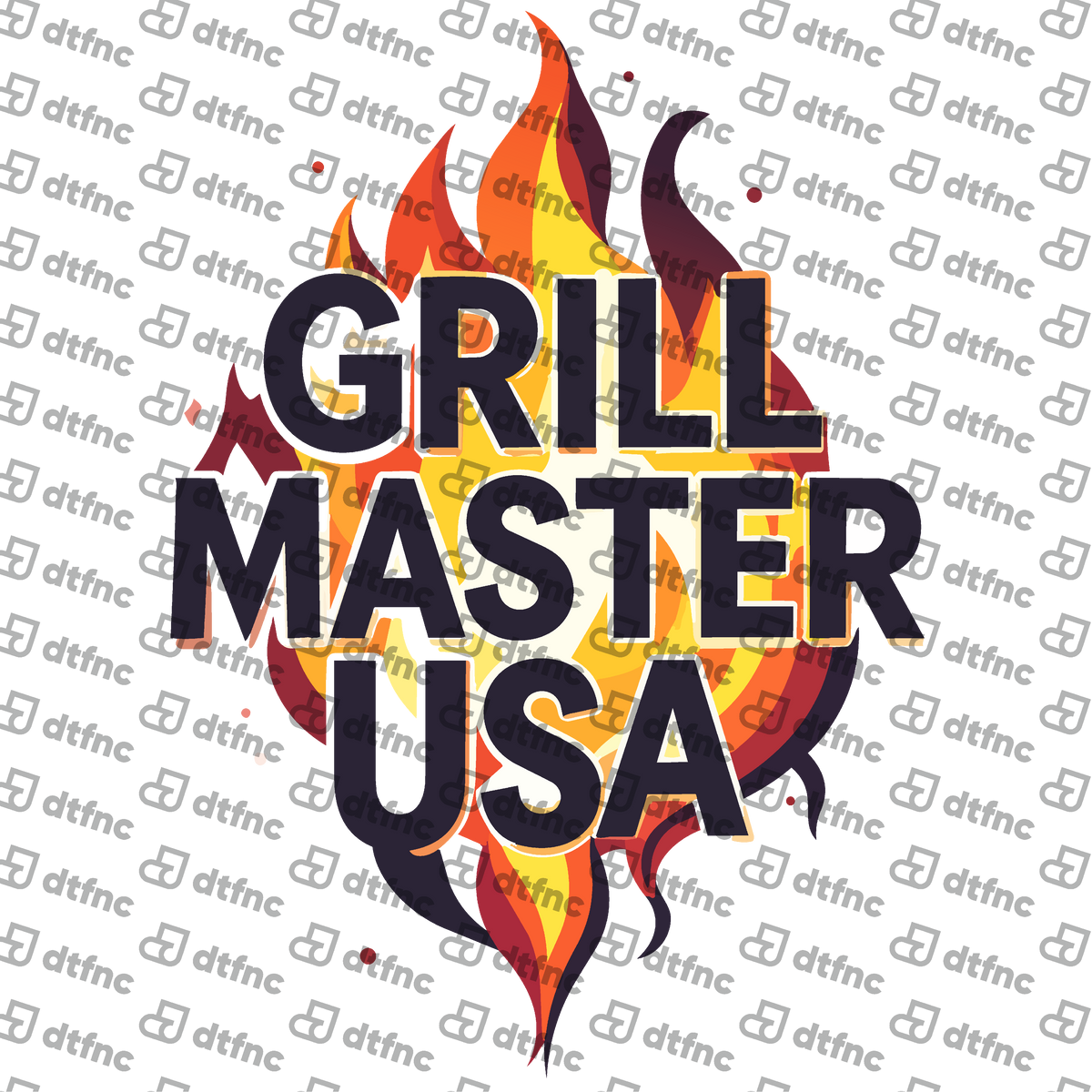 4th of July - Flaming Grill Master USA