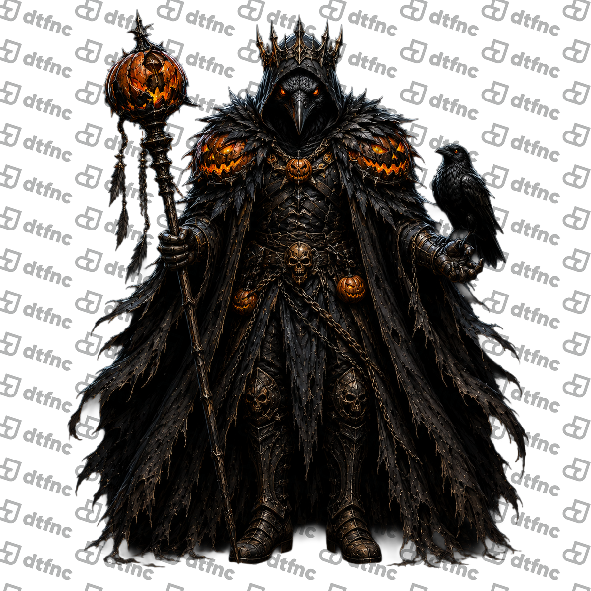 Halloween - Pumpkin Crow King