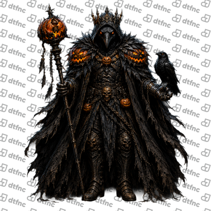 Halloween - Pumpkin Crow King