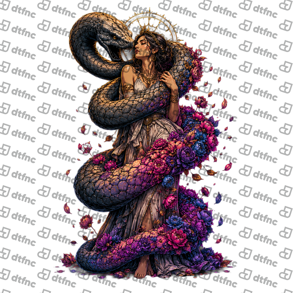 Art – Serpent Bloom Embrace
