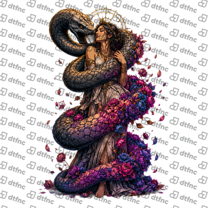 Art – Serpent Bloom Embrace