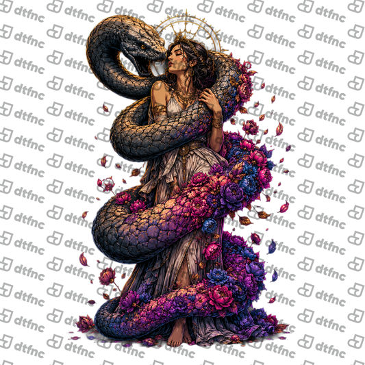 Art – Serpent Bloom Embrace