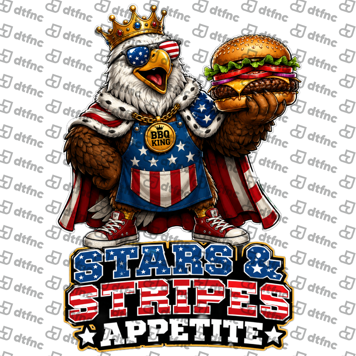4th of July - Stars & Stripes Appetite BBQ King