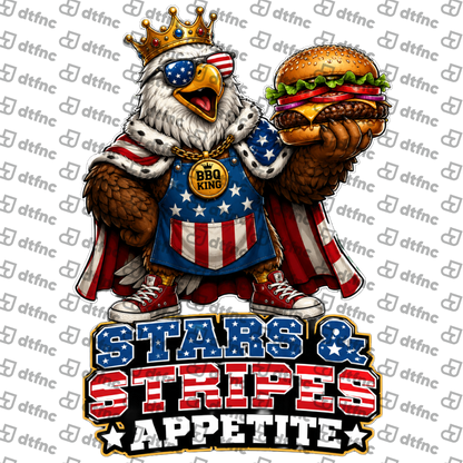 4th of July - Stars & Stripes Appetite BBQ King