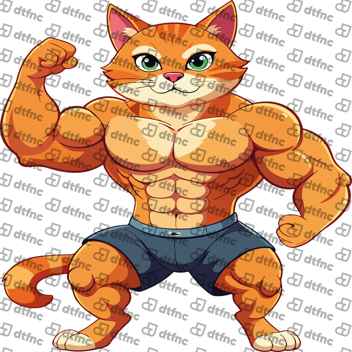 Animals - Muscle Flex Kitty