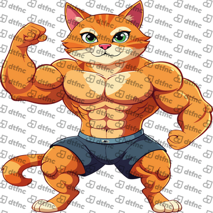 Animals - Muscle Flex Kitty