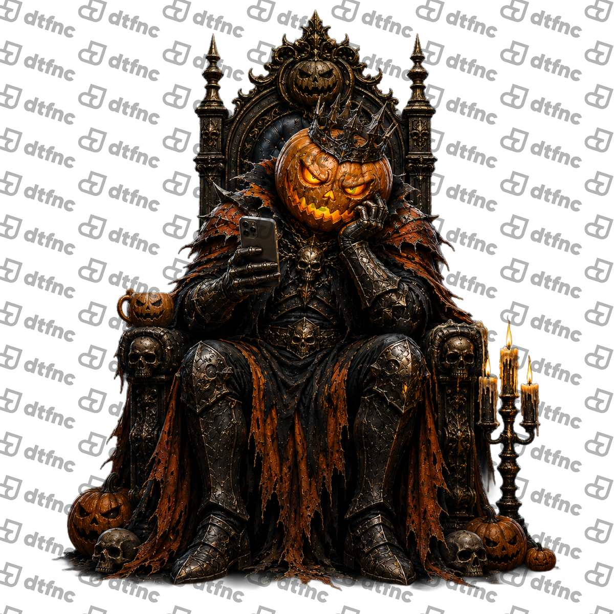 Halloween - Pumpkin Throne Scroll