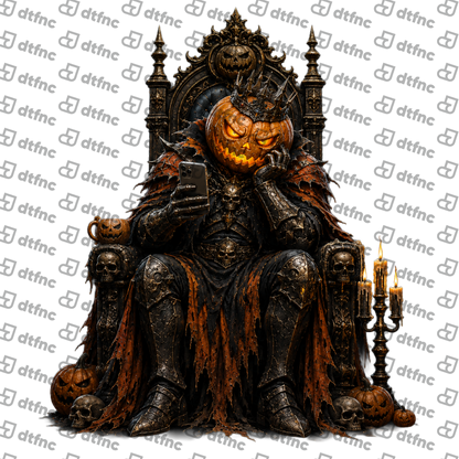 Halloween - Pumpkin Throne Scroll