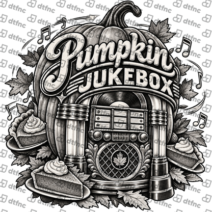 Thanksgiving - Pumpkin Jukebox Vintage Harvest