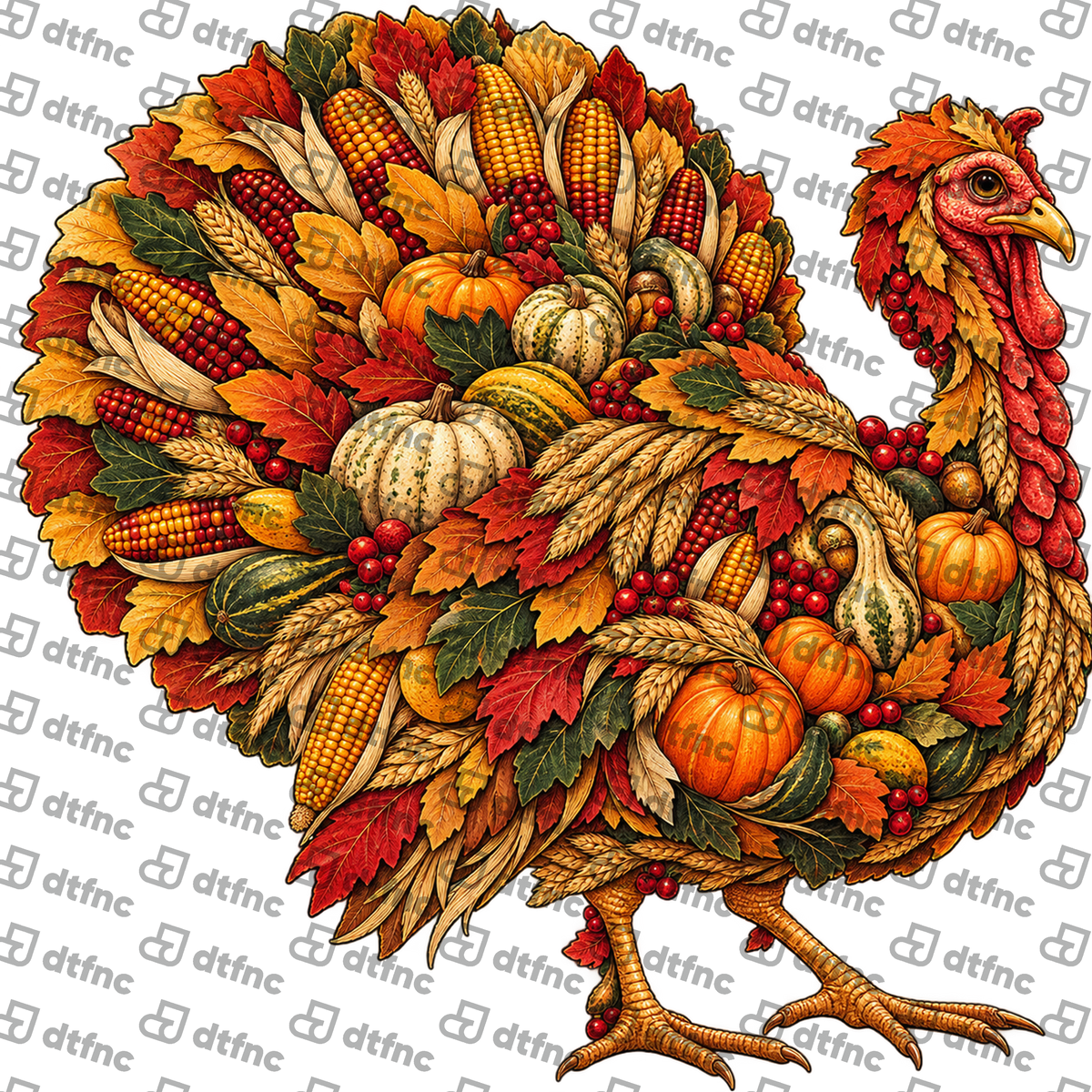 Thanksgiving - Harvest Feather Turkey