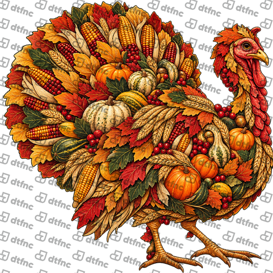 Thanksgiving - Harvest Feather Turkey