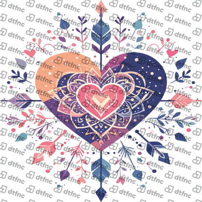 Valentine's Day - Boho Mandala Heart