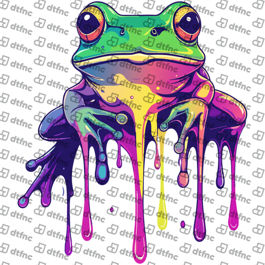 Animals - Neon Drip Frog