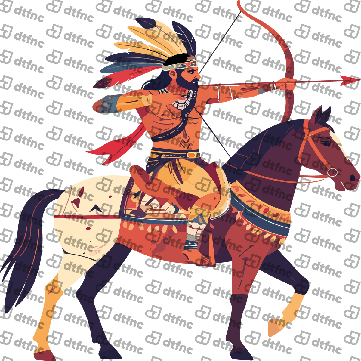 Animals - Tribal Horseback Archer