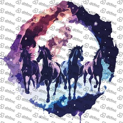Animals - Cosmic Wild Horse Stampede