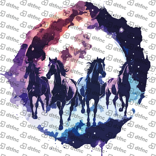 Animals - Cosmic Wild Horse Stampede
