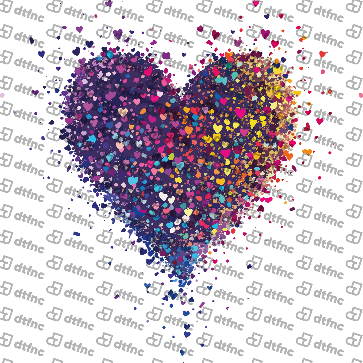 Valentine's Day - Confetti Exploding Heart