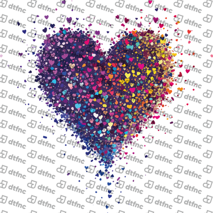Valentine's Day - Confetti Exploding Heart