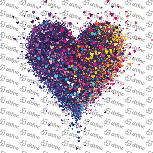 Valentine's Day - Confetti Exploding Heart