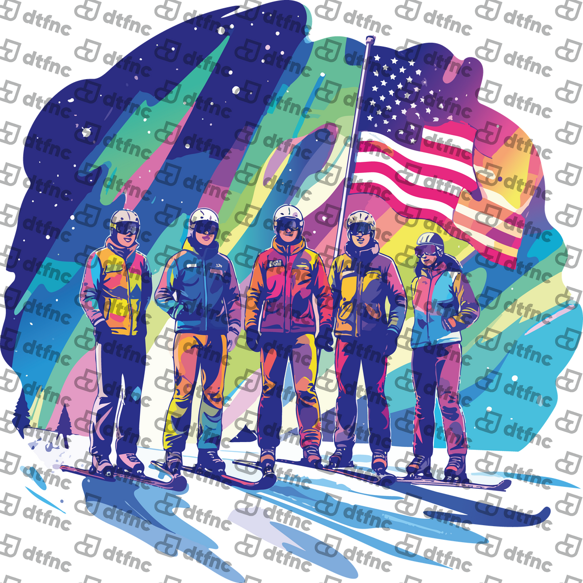 Winter Olympics - Team USA on the Summit