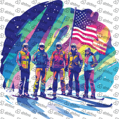 Winter Olympics - Team USA on the Summit