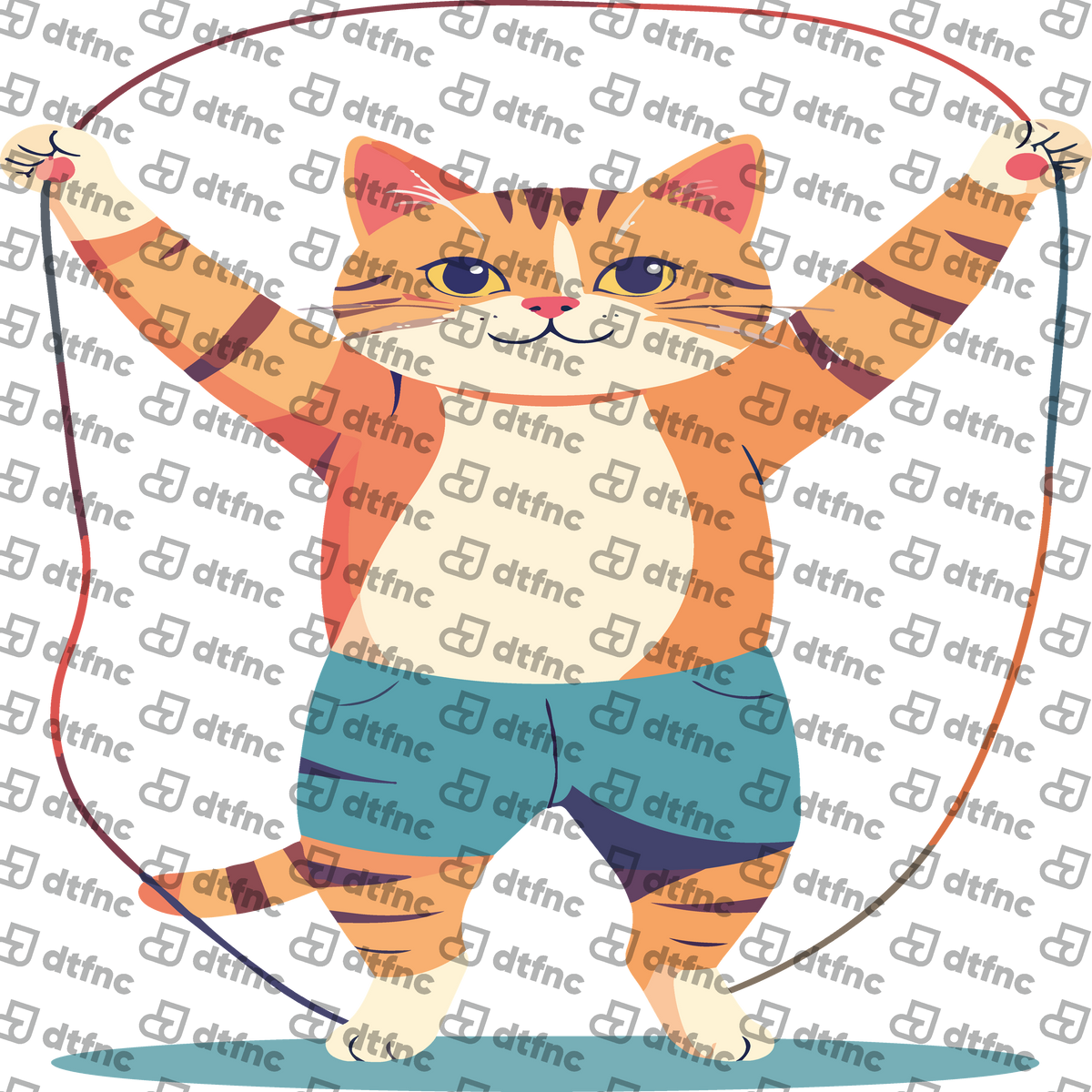 Animals - Jump Rope Fitness Cat
