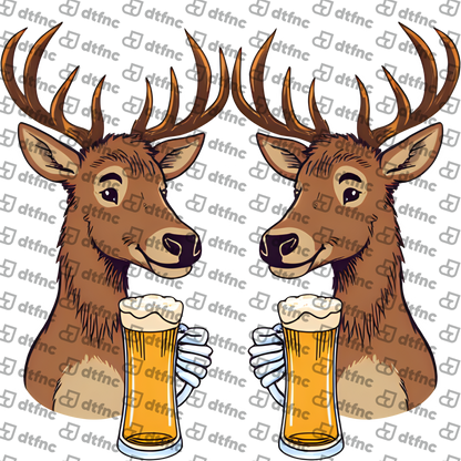 Christmas - Festive Cheers Reindeer Duo