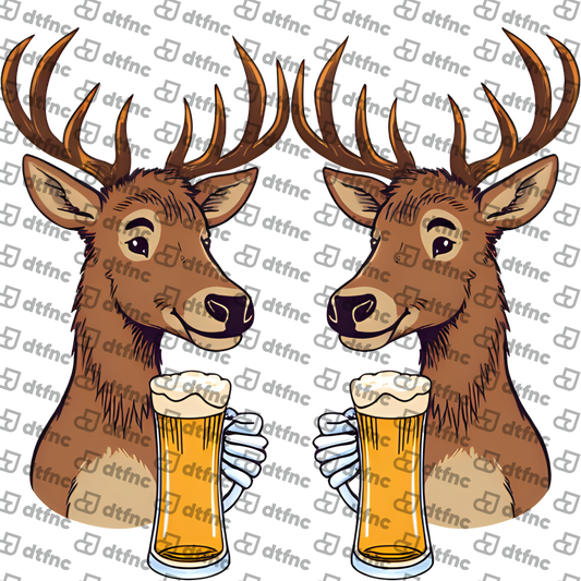Christmas - Festive Cheers Reindeer Duo