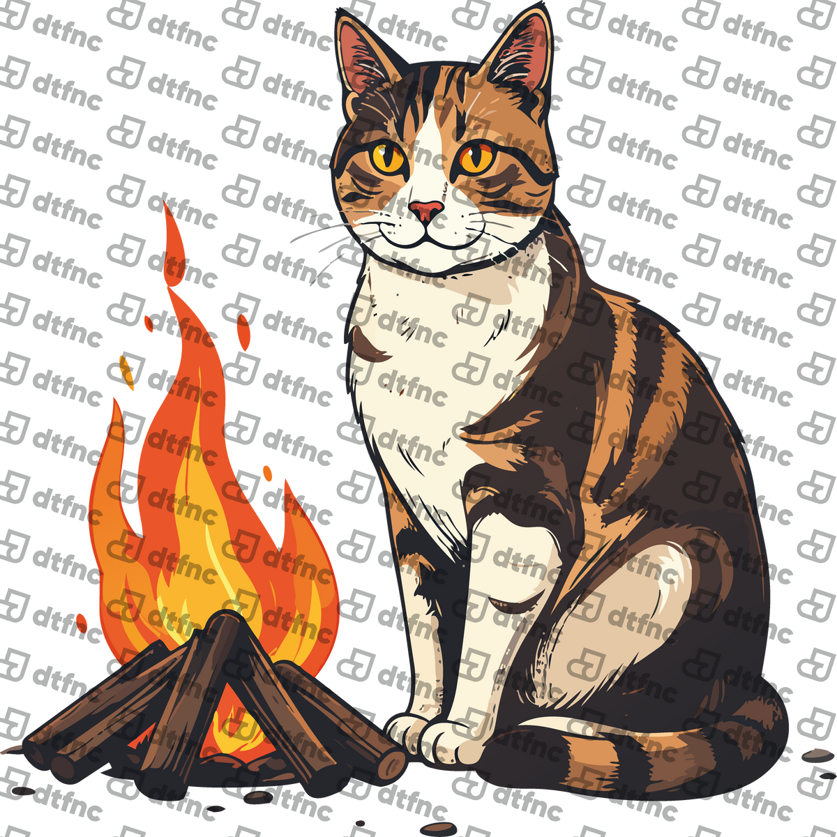 Animals - Cozy Campfire Cat