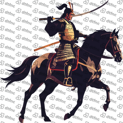 Animals - Mounted Samurai Warrior